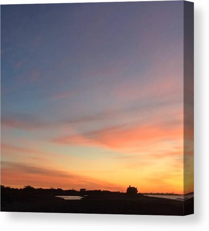 Rhodeisland Canvas Print featuring the photograph Life Is Better #perfect #connections by John Repoza