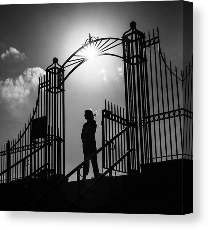 Leicagram Canvas Print featuring the photograph Little Heroine by Aleck Cartwright