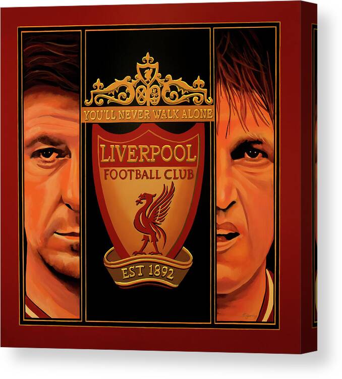 Liverpool Canvas Print featuring the painting Liverpool Painting by Paul Meijering