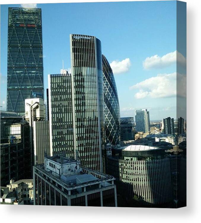 London Canvas Print featuring the photograph #london #view by Stano Lasso
