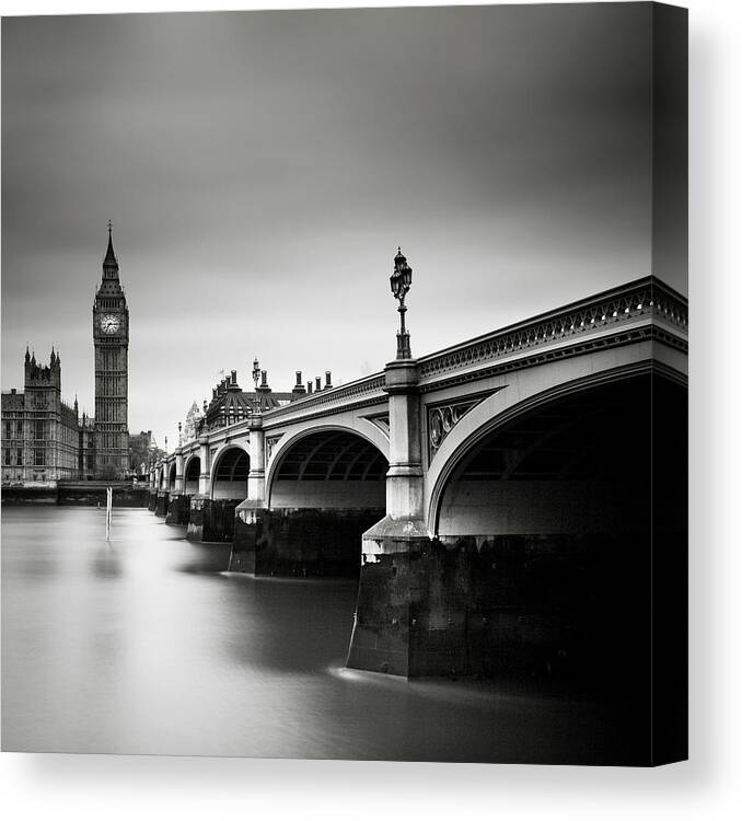 London Canvas Print featuring the photograph London Westminster by Nina Papiorek