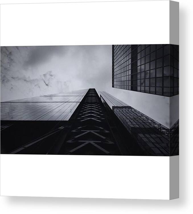 16x9club Canvas Print featuring the photograph #londonskyline #skyscraper by Jack Pett