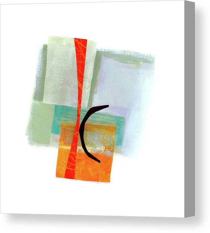 Jane Davies Canvas Print featuring the painting Loose Ends#6 by Jane Davies