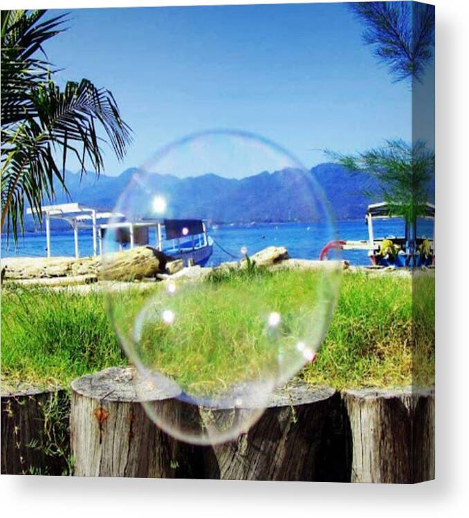 Travel Canvas Print featuring the photograph Love Taking Photos Through Bubbles :) by Dante Harker