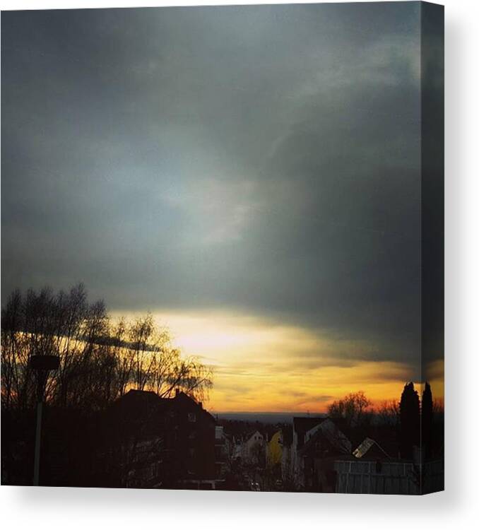 Beautiful Canvas Print featuring the photograph Lovely Winter Heaven #winter #beautiful by Christian Mallon