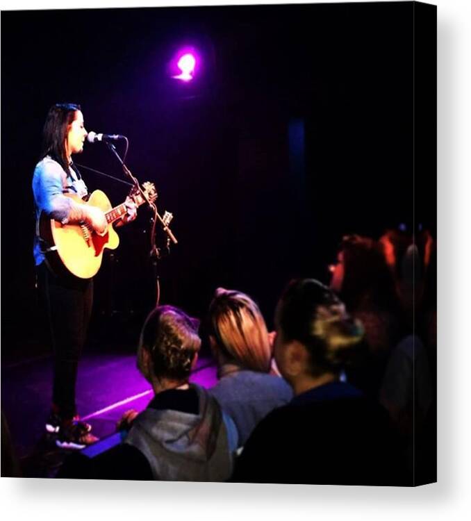 Livemusic Canvas Print featuring the photograph @lspraggan #hometour #home #livemusic by Natalie Anne