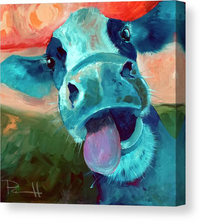  Farm Canvas Print featuring the painting Lucy by Sean Parnell