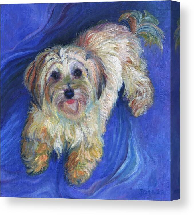 Painting Canvas Print featuring the painting Lucy by Susan Hensel