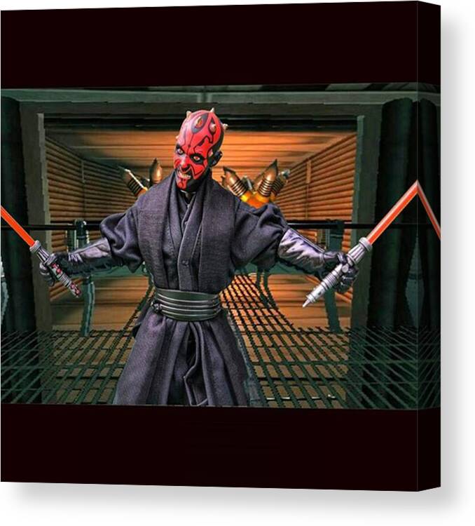 Sith Canvas Print featuring the photograph Luke Has Entered The Imperial Bunker by Russell Hurst