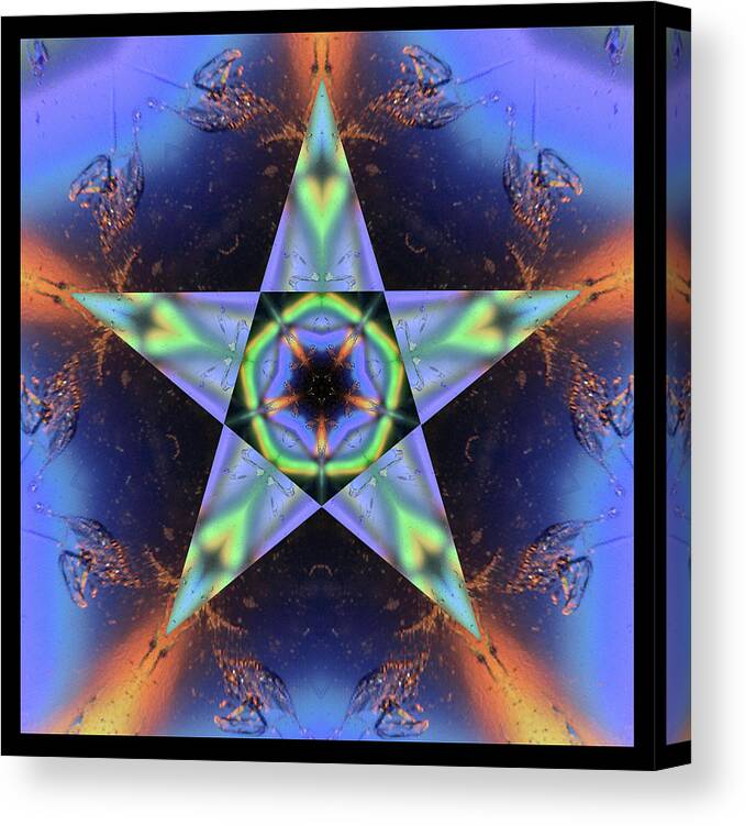 Yoga Art Canvas Print featuring the photograph LumiMatter by Bell And Todd