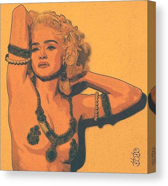 Beautiful Canvas Print featuring the photograph Madonna Viii by Nuno Marques