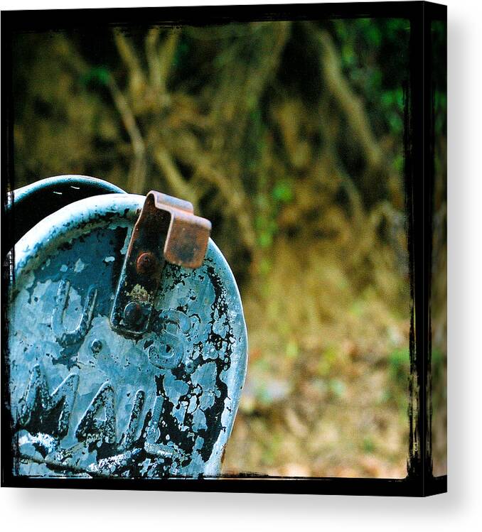 Mailbox Canvas Print featuring the photograph Mail by Leon Hollins III