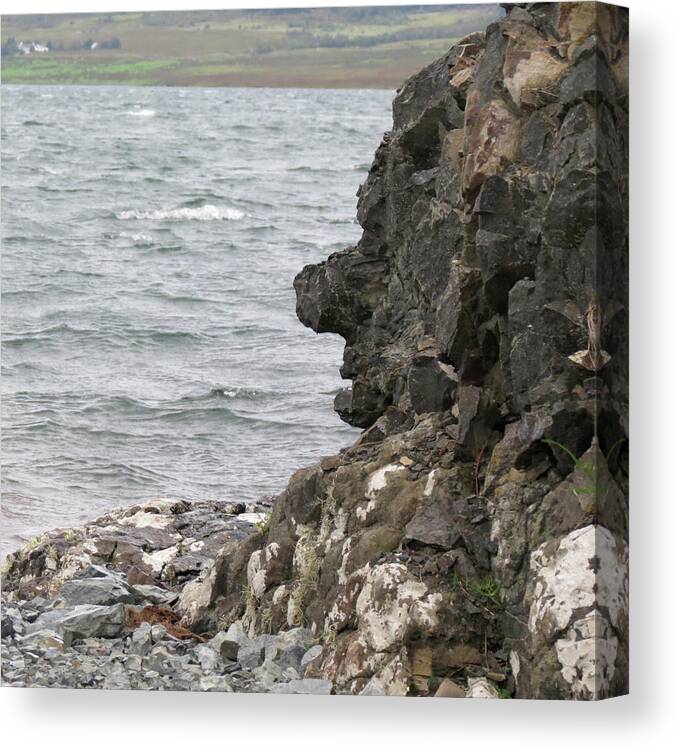 Scotland Canvas Print featuring the photograph Man of the Stone by Azthet Photography