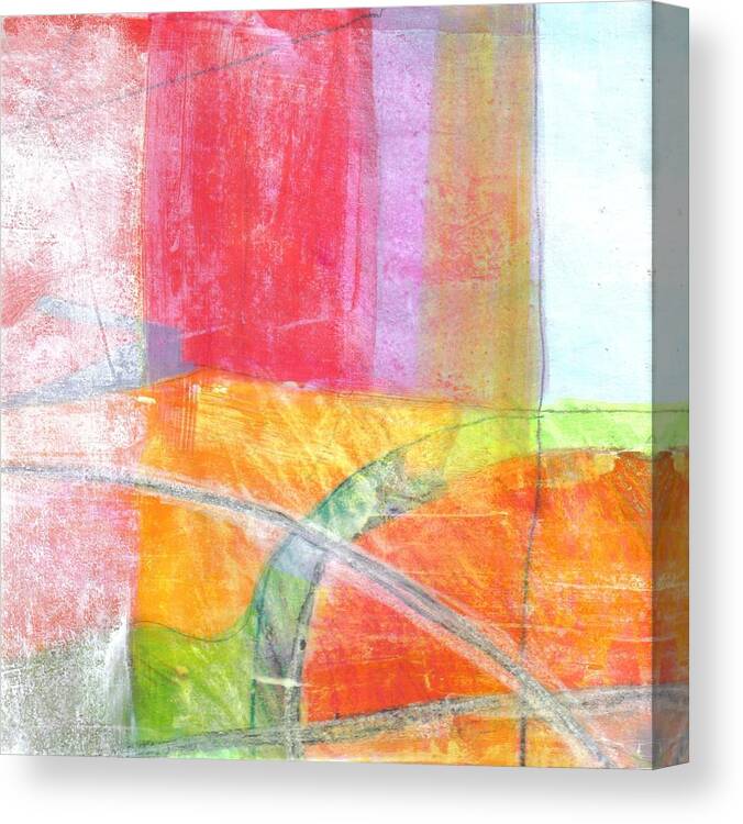Abstract Canvas Print featuring the painting Mixed Media1 by Chris Hobel