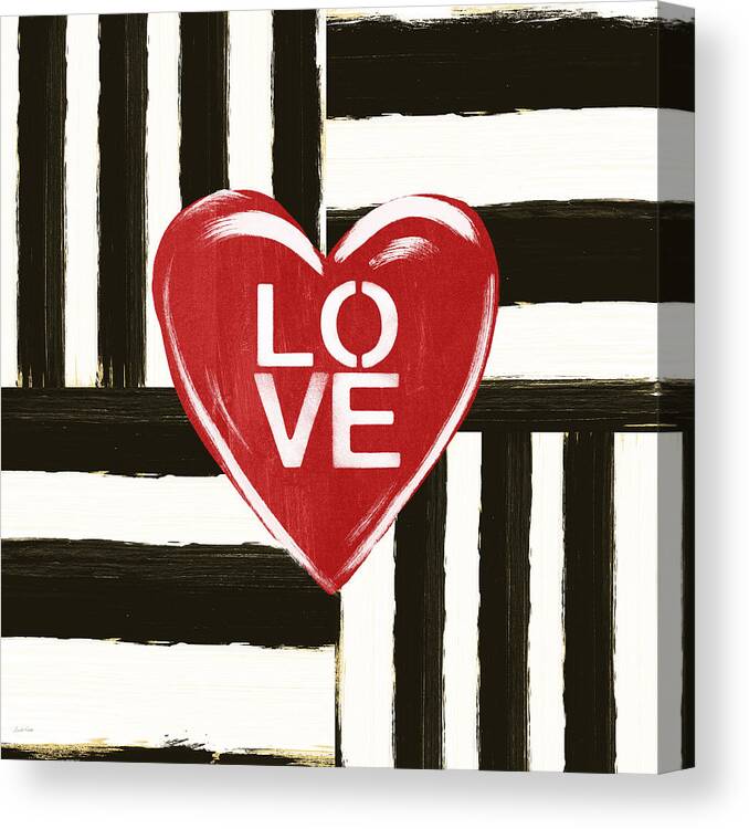 Love Canvas Print featuring the painting Modern Love- Art by Linda Woods by Linda Woods