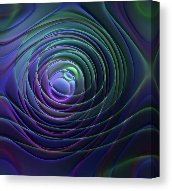 Moments Of Happiness Canvas Print featuring the digital art Moments Of Happiness by Georgiana Romanovna