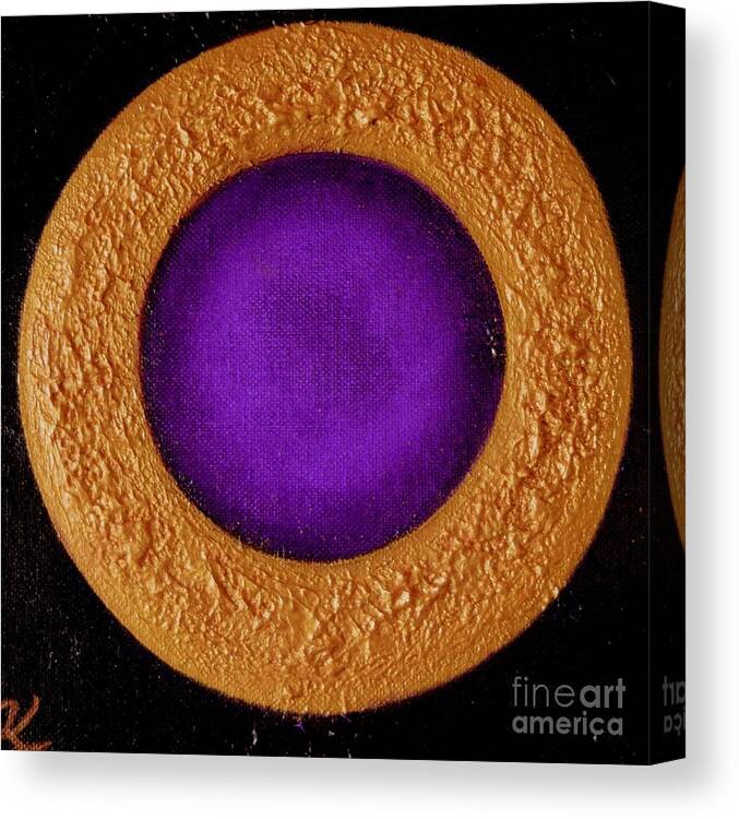 Moon.light Canvas Print featuring the painting Moon Light by Kumiko Mayer