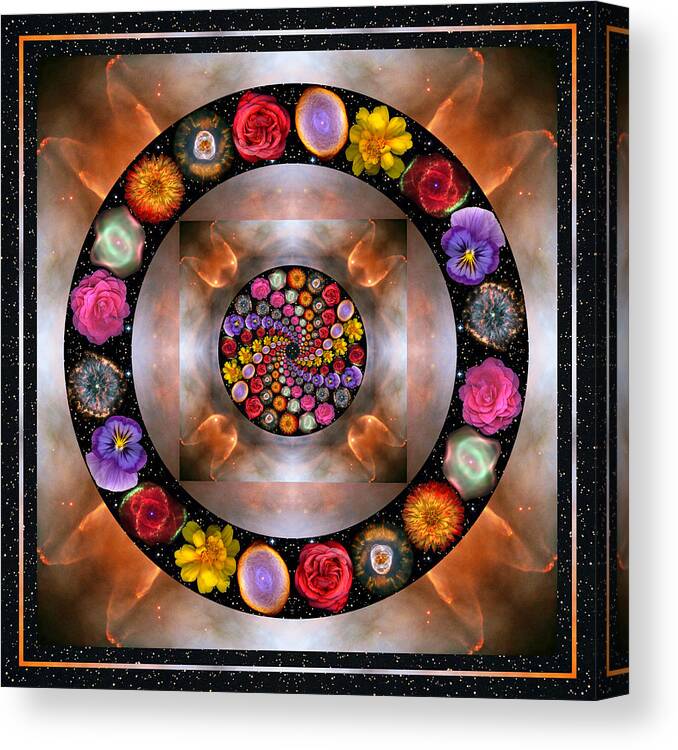 Yoga Art Canvas Print featuring the photograph Nebulosity by Bell And Todd