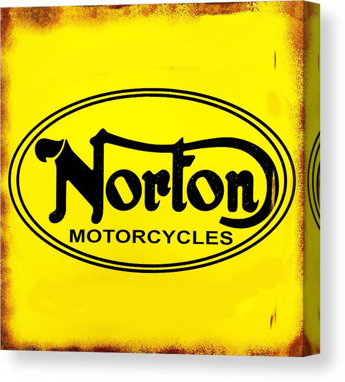 Norton Motorcycle Canvas Print featuring the photograph Norton Motorcycles by Mark Rogan