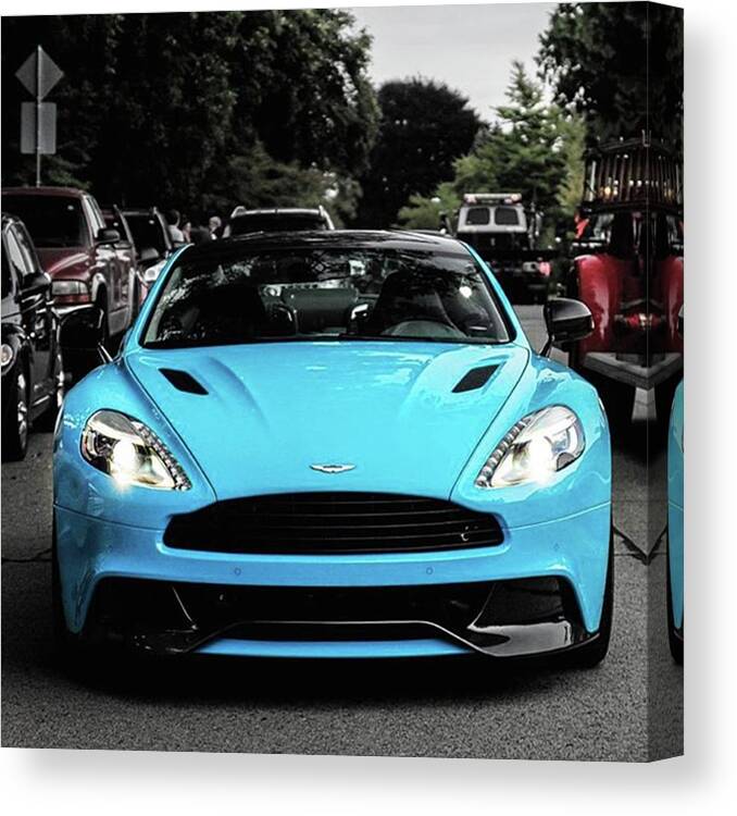  Canvas Print featuring the photograph Not Bad, 2016 Aston Martin Vanquish by Dane Mulrooney