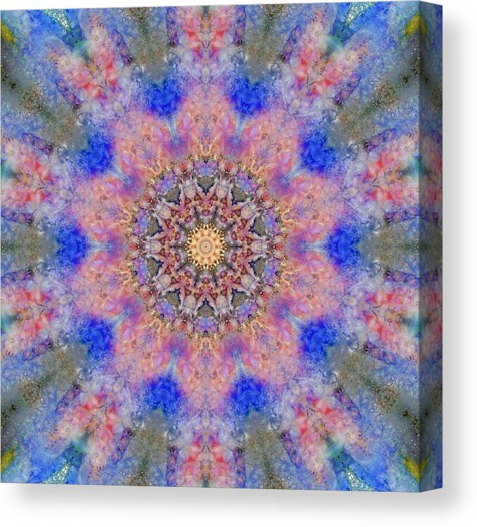 Kaleidoscope Canvas Print featuring the photograph Ocean Kaleidoscope 1 by Natalie Rotman Cote