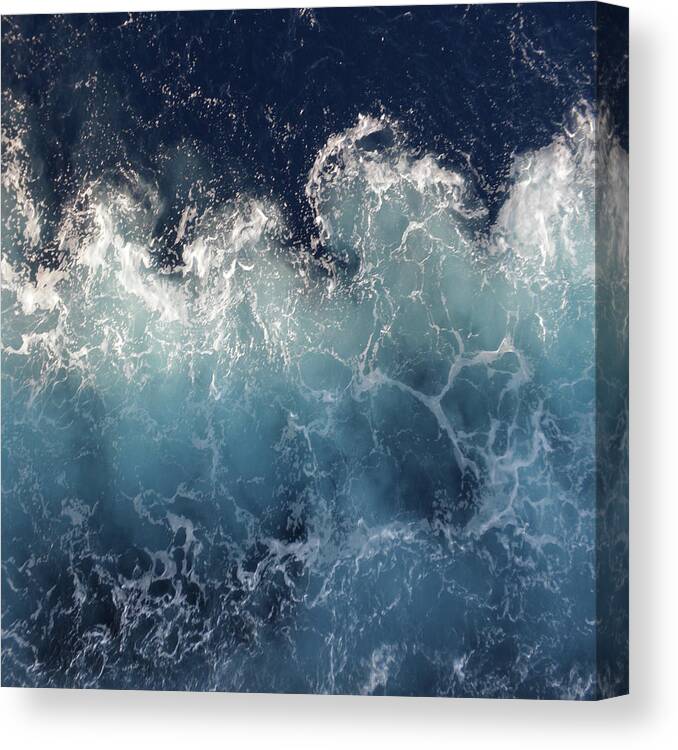 Oceans Canvas Print featuring the digital art Ocean Spray by Suzanne Carter
