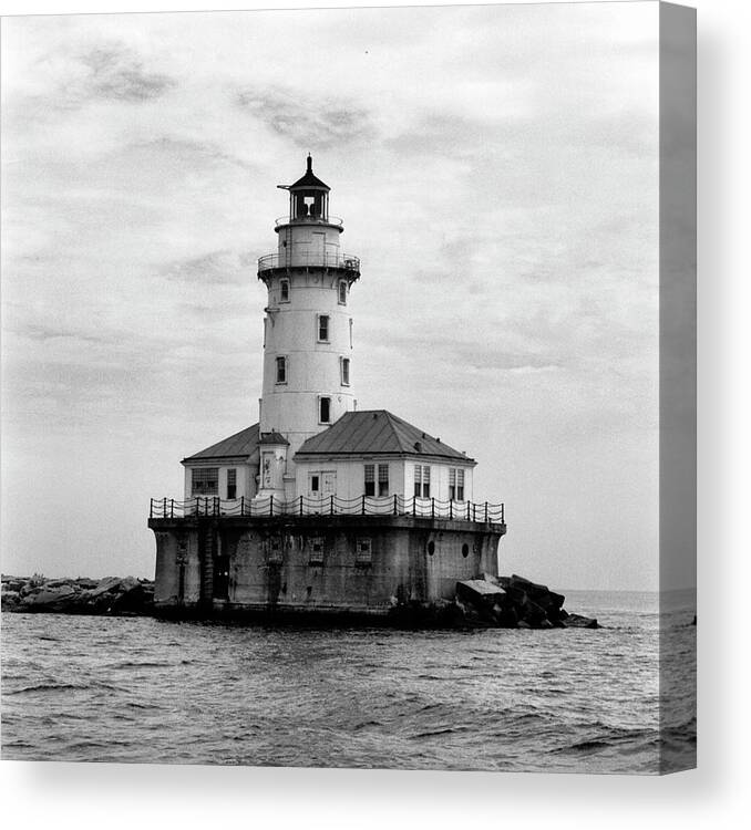 Lighthouse Canvas Print featuring the photograph Ode to the L.S.S. by Kerry Obrist