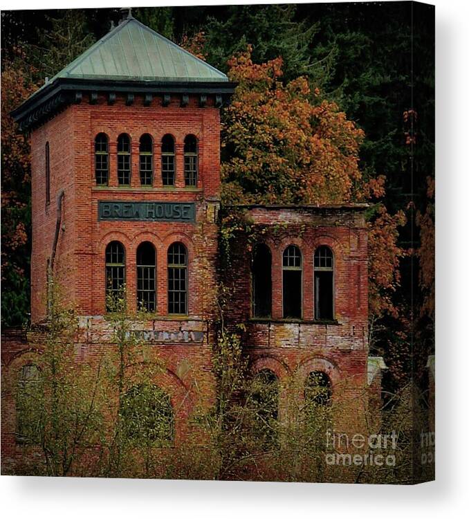 Americana Canvas Print featuring the photograph Old Olympia Brewery by Patricia Strand