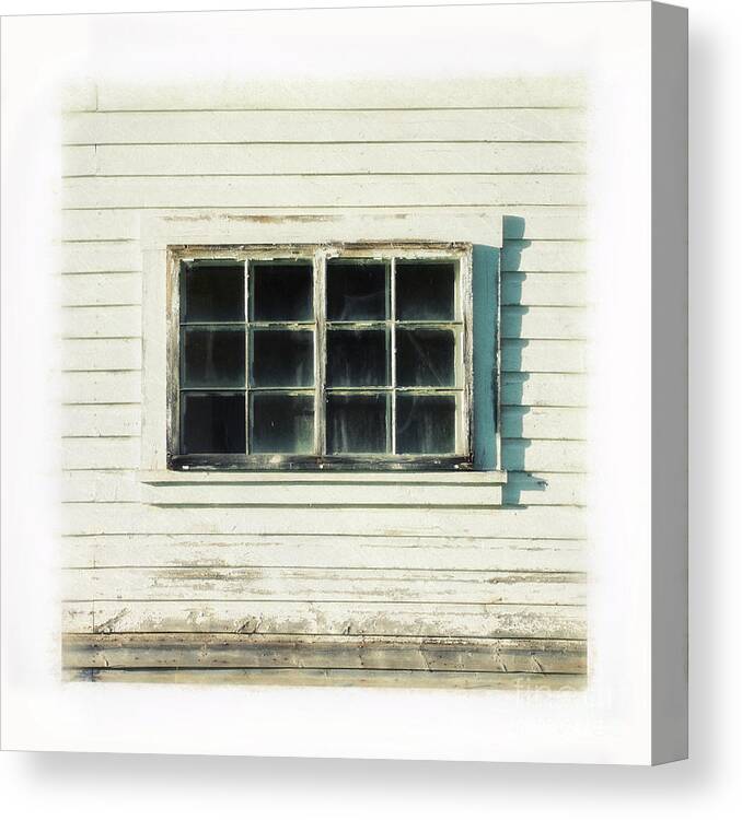 Window Canvas Print featuring the photograph Old Window 1 by Priska Wettstein