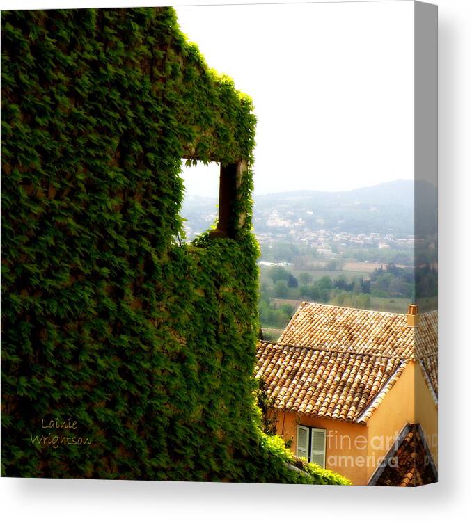 Provence Canvas Print featuring the photograph On The Sunny Side by Lainie Wrightson
