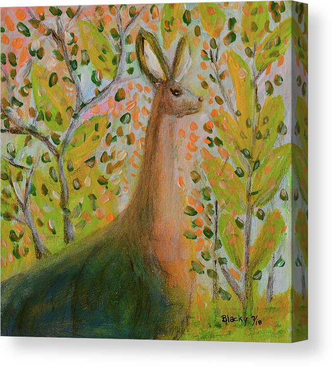 Storybook Canvas Print featuring the mixed media Once Upon A Time by Donna Blackhall