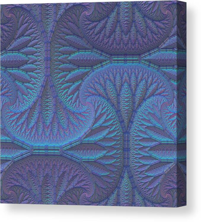 3-d Canvas Print featuring the digital art Opalescence by Lyle Hatch