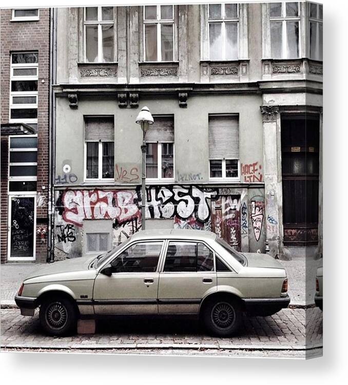 Berlinspotting Canvas Print featuring the photograph Opel Rekord Gls

#berlin #kreuzberg by Berlinspotting BrlnSpttng