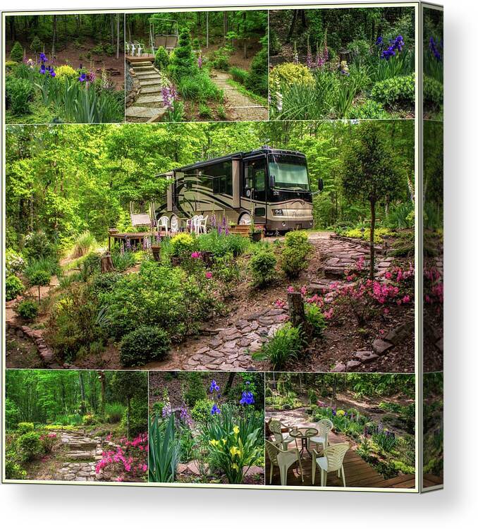 Lake Lure Canvas Print featuring the photograph Our Woods in NC by Claudia Abbott