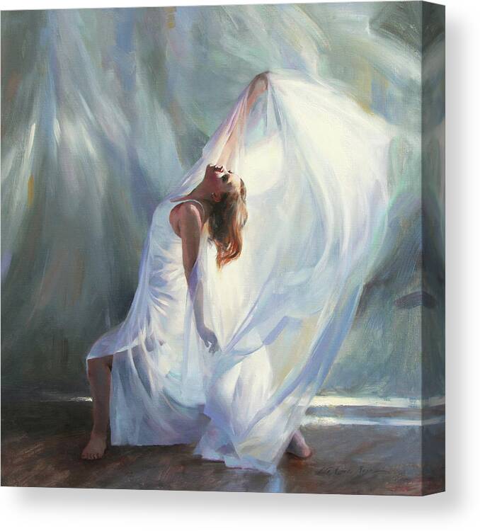 Dance Canvas Print featuring the painting Outpouring by Anna Rose Bain