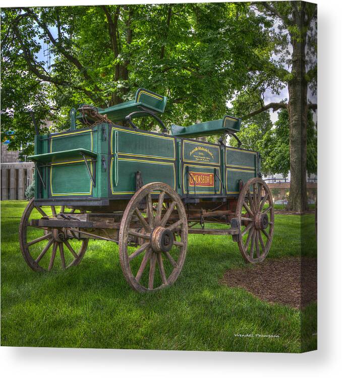 Owensboro Canvas Print featuring the photograph Owensboro Wagon by Wendell Thompson