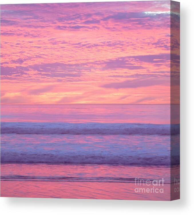 Sunset Canvas Print featuring the photograph Painted Sunset by Ana V Ramirez
