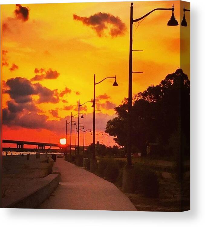 Enlight Canvas Print featuring the photograph Pathway To The Sun by Joan McCool