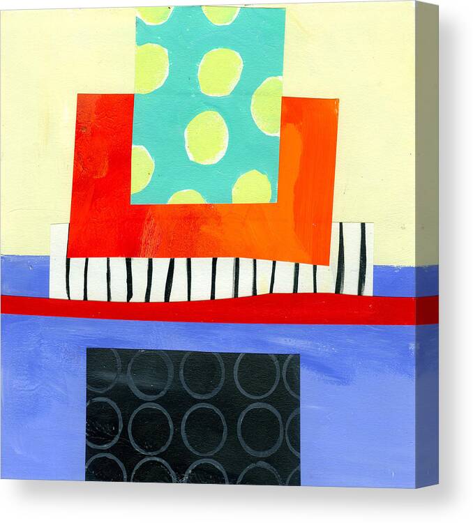 Abstract Art Canvas Print featuring the painting Pattern # 6 by Jane Davies
