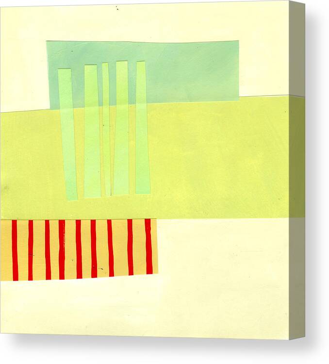 Abstract Art Canvas Print featuring the painting Pattern Grid # 13 by Jane Davies