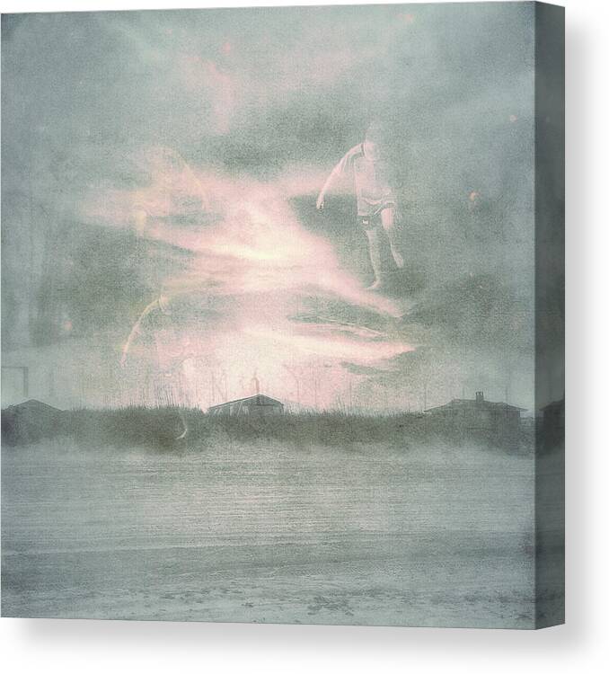 Digital Art Canvas Print featuring the digital art Ghosts And Shadows Vii - Personal Rapture by Melissa D Johnston