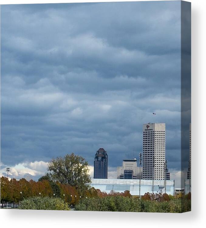 Indianapolis Canvas Print featuring the photograph @picslit #picslit - Check Out My by David Haskett II