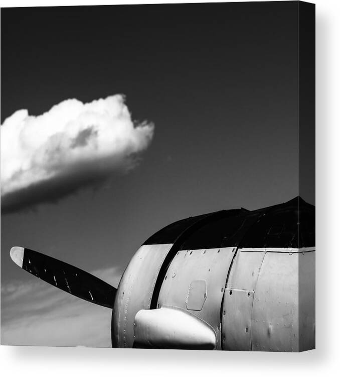 Plane Canvas Print featuring the photograph Plane Portrait 3 by Ryan Weddle