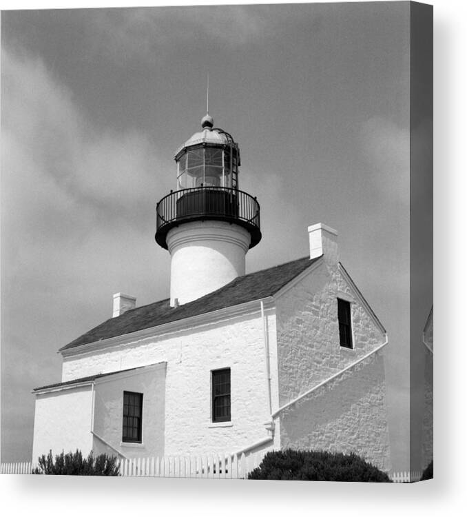 Point Loma Canvas Print featuring the photograph Point Loma Lighthouse by Tanya Harrison
