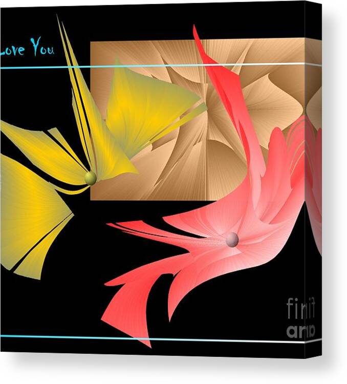 Love Canvas Print featuring the photograph P.S. I Love You by Leo Symon