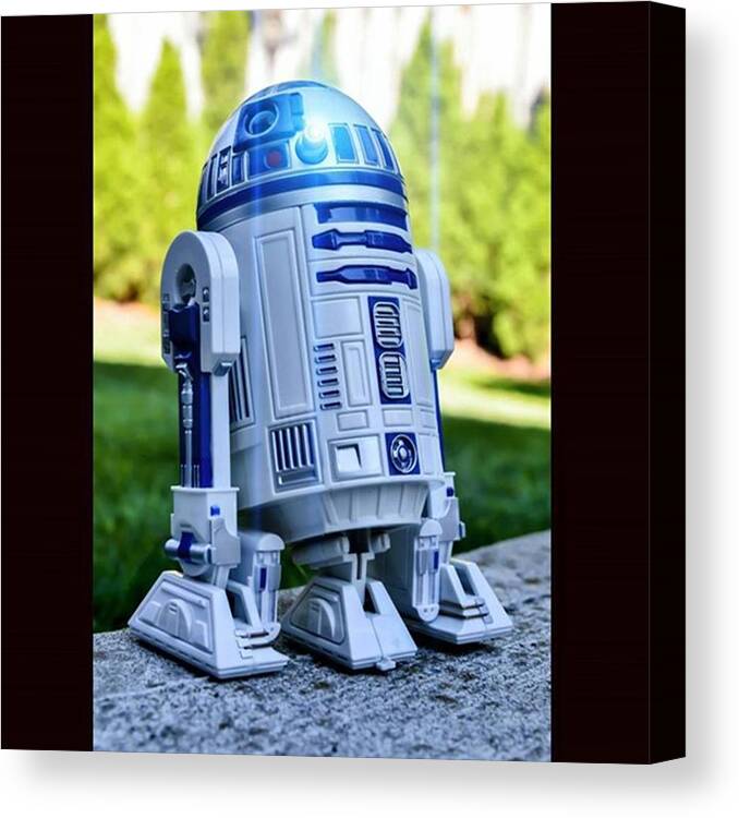 Artificialintellegence Canvas Print featuring the photograph R2 Was Told By Leia To Stay Put And by Russell Hurst