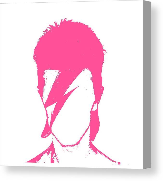 Jimi Canvas Print featuring the mixed media DAVID BOWIE - Rebel Rebel #2 by Art Popop