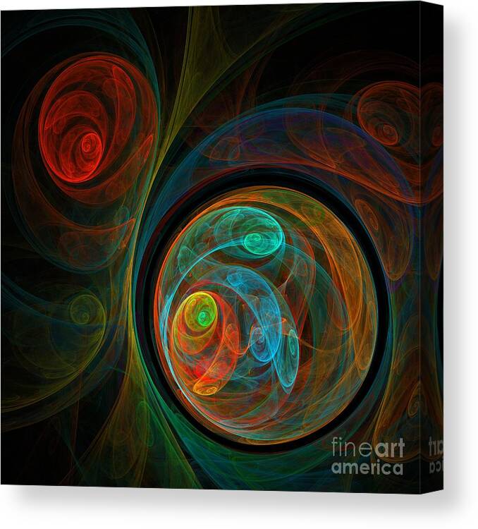 Rebirth Canvas Print featuring the painting Rebirth by Oni H