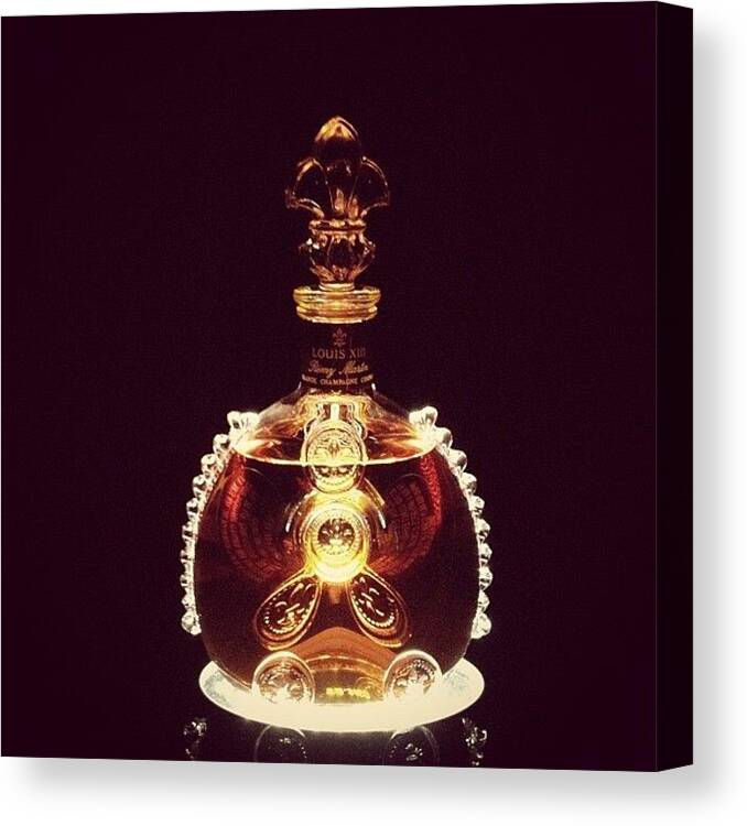 Remy Martin Louis Xiii Cognac Canvas Print featuring the photograph Remy Martin Louis XIII cognac by Lana Rushing