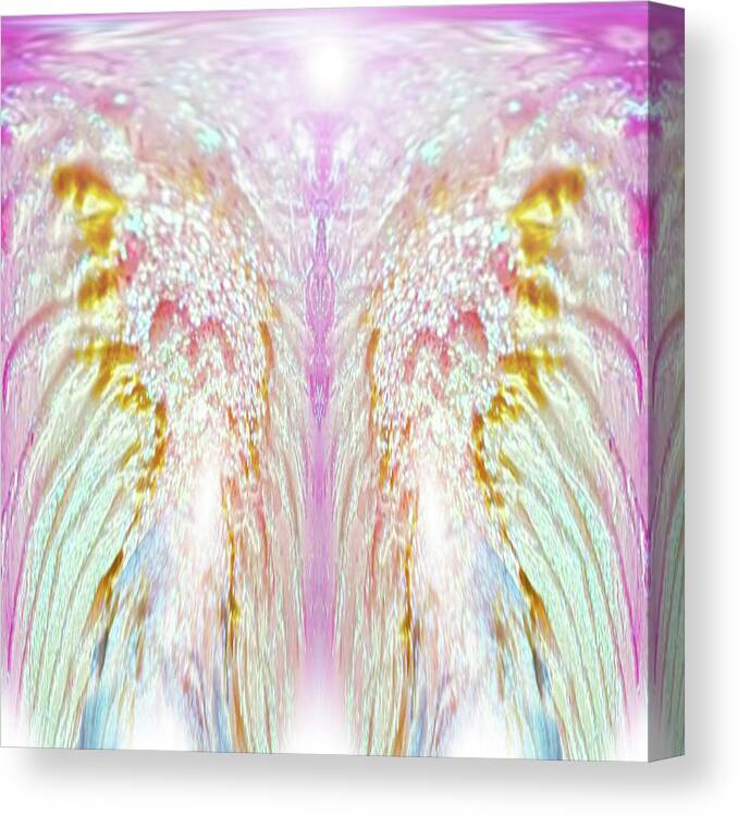 Spiritual Canvas Print featuring the mixed media Ressurrection of Love by Norma LLoyd